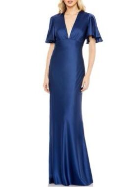 chinese dress ladies Black Star Studded Denim Maxi Dress Medium / Black main image 0